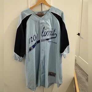 Vintage RARE baseball no limit jersey solider gear